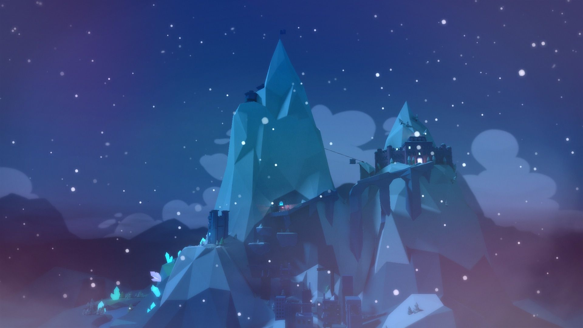 Background image of a mountain